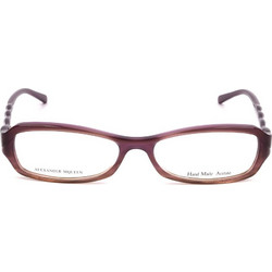 Alexander McQueen AMQ4162 R3Y Γυναικείος Σκελετός Γυαλιών Οράσεως Κοκάλινος Μωβ