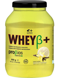 4+ Nutrition Wheyβ+ Smooth Vanilla Πρωτεΐνη Ορού Γάλακτος Χωρίς Γλουτένη 900gr