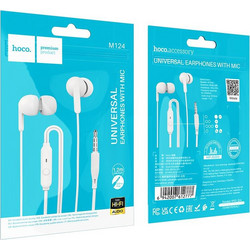 Hoco M124 Handsfree In-Ear 3.5mm White