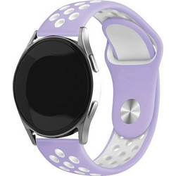 Beline Sport Λουράκι Σιλικόνης Purple / White (Universal 20mm)