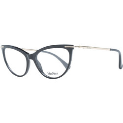 Max Mara MM5049 001 Γυναικείος Σκελετός Γυαλιών Οράσεως Κοκάλινος Μεταλλικός Ασημί Μαύρος