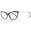 Max Mara MM5049 001 Γυναικείος Σκελετός Γυαλιών Οράσεως Κοκάλινος Μεταλλικός Ασημί Μαύρος