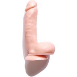 SweetVibes Your Biggest Love 82-24031 Ρεαλιστικό Dildo με Βεντούζα & Όρχεις 21.5cm Μπεζ