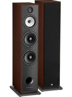 Triangle Borea BR10 Ζεύγος Ηχείων Hi-Fi Δαπέδου 3 Δρόμων Walnut