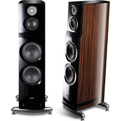Usher ML-802 Ζεύγος Ηχείων Hi-Fi Δαπέδου 400W 3 Δρόμων Macassar Ebony