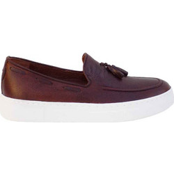 Robinson Ανδρικά Μοκασίνια Loafers Δερμάτινα Καφέ 69545