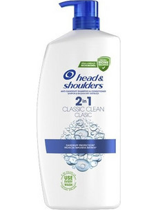 Head & Shoulders Classic Clean Σαμπουάν & Conditioner για Επανόρθωση κατά της Πιτυρίδας 800ml