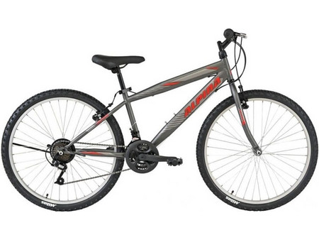 Alpina Alpha 2024 Mountain Bike 26" με 21 Ταχύτητες Ανθρακί