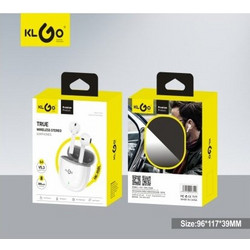 KLGO HK-95 HK-95BL Ακουστικά Bluetooth Earbud Black