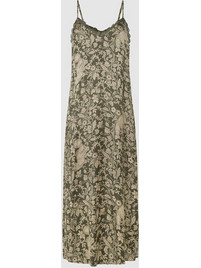 Pepe Jeans Petaly Midi Βραδινό Φόρεμα Πολυεστέρας Χακί PL953620