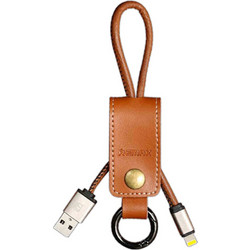 Remax RC034I Keychain USB-A to Lightning Cable Brown RC-034I