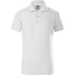Malfini Ανδρική Αθλητική Μπλούζα Polo Λευκή MLI-22200