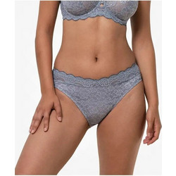 Triumph Amourette 300 Magic Ψηλόμεσο Γυναικείο Slip με Δαντέλα Ανθρακί 10158148-7686
