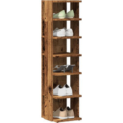 vidaXL Παπουτσοθήκη Μοριοσανίδας Καφέ M28xΠ27xY102cm 856665