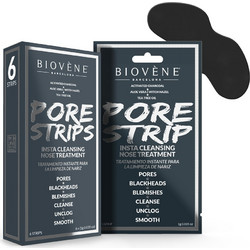 Biovene Pore Strips Επιθέματα Μύτης για Μαύρα Στίγματα με Άνθρακα 6τμχ