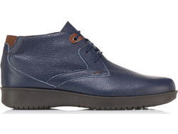Northway Ανδρικά Μποτάκια Δερμάτινα Navy Μπλε 399