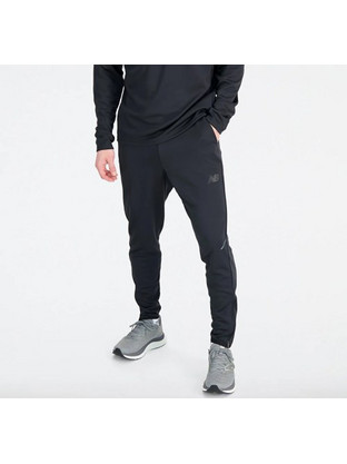New Balance Ανδρικό Παντελόνι Φόρμας με Λάστιχο Μαύρο MP33091-BK