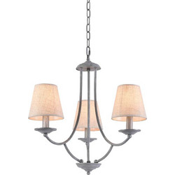 Home lighting Κρεμαστό Φωτιστικό Οροφής Τρίφωτο E14 Λευκό 77-3661
