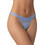 Milena By Paris Γυναικείο Sexy String με Δαντέλα Γαλάζιο 7642