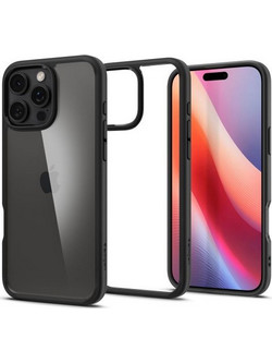 Spigen Ultra Hybrid Back Cover Matte Black (iPhone 16 Pro)