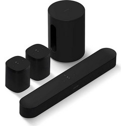 Sonos Beam 5.1 Set Beam Gen 2 + 2x One SL+ Sub Mini Σετ Ηχείων Home Cinema με Wi-Fi Black