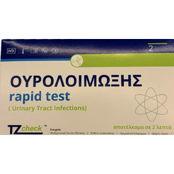 TZ Check Τεστ Ανίχνευσης Ουρολοίμωξης 2τμχ