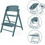 Cybex Click & Fold 4 in 1 Αναδιπλούμενο Καρεκλάκι Φαγητού Πετρόλ