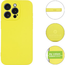 Sonique My Colors Silicone Back Cover Yellow (iPhone 15 Pro Max)