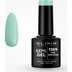 Elixir Semigel 1359 Lime Smoothie Ημιμόνιμο Βερνίκι Νυχιών 8ml
