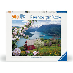 Puzzle Ravensburger Scandinavian Landscape 500 Κομμάτια