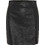 Funky Buddha Μίνι Φούστα Δερματίνη Ψηλόμεση Pencil Μαύρη FBL010-119-14