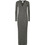 Pepe Jeans Izabel Midi Καθημερινό Φόρεμα Ριπ Ανθρακί PL953586-963