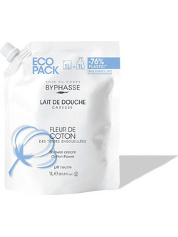 Byphasse Caresse Cotton Flower Κρεμώδες Αφρόλουτρο Refill 1lt