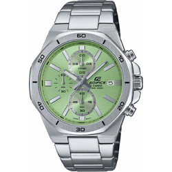 Casio Edifice Ανδρικό Ρολόι Χρονογράφος με Ασημί Μεταλλικό Μπρασελέ EFV-640D-3AVUEF