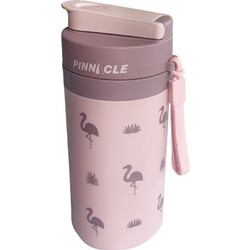 Pinnacle Pixel Kids Παιδικό Παγούρι Θερμός Ανοξείδωτο BPA Free Ροζ 400ml