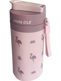 Pinnacle Pixel Kids Παιδικό Παγούρι Θερμός Ανοξείδωτο BPA Free Ροζ 400ml
