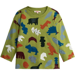 Dpam Doodle Dinos Παιδικό T-Shirt Μακρυμάνικο Πράσινο 24W90244TML