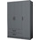 Megapap Τρίφυλλη Ντουλάπα Ρούχων Γκρι 120x51.8x181cm GP100-0068,4