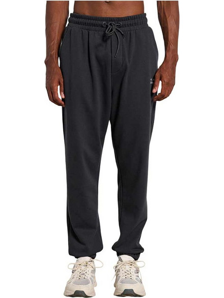 BodyTalk Ανδρικό Παντελόνι Φόρμας Fleece με Λάστιχο Μαύρο 1242-951600-00503