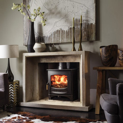 Charnwood C-Seven Blue Ατσάλινη Ξυλόσομπα Αερόθερμη 8kW