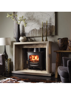 Charnwood C-Seven Blue Ατσάλινη Ξυλόσομπα Αερόθερμη 8kW
