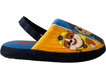 Paw Patrol Χειμερινές Παιδικές Παντόφλες για Αγόρια Κίτρινες Μπλε PW012103