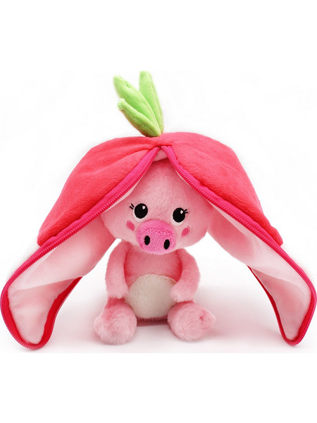Les Deglingos Flipetz Veggie Series Γουρουνάκι Ραπανάκι 80109