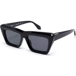 Off White OERI13LF24 1007 Γυναικεία Γυαλιά Ηλίου Πεταλούδα Κοκάλινα Μαύρα με Μαύρο Φακό