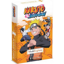 Winning Moves Naruto Shippuden Τράπουλα Πλαστικοποιημένη Πορτοκαλί WM03022-EN1