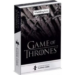 Winning Moves Game Of Thrones Τράπουλα Πλαστικοποιημένη Μαύρη WM03470-EN1