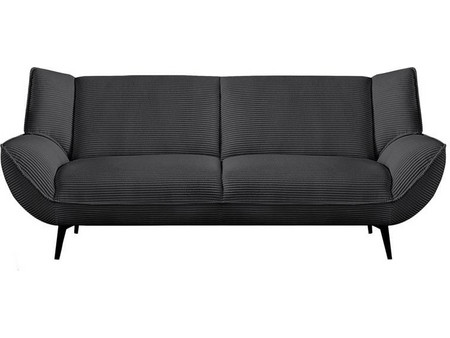 Woodwell Emerald Τριθέσιος Καναπές Ανθρακί 212x88x82cm Ε9418,33