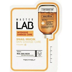 Tonymoly Master Lab Snail Mucin Sheet Μάσκα Προσώπου για Ενυδάτωση με Εκχύλισμα Σαλιγκαριού 18gr