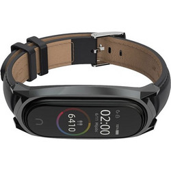 Tech-Protect Herms Λουράκι Δερμάτινο Brown (Xiaomi Mi Band 3 / Mi Smart Band 4)
