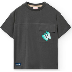 Boboli Παιδικό T-Shirt Κοντομάνικο Ανθρακί 511041-8116